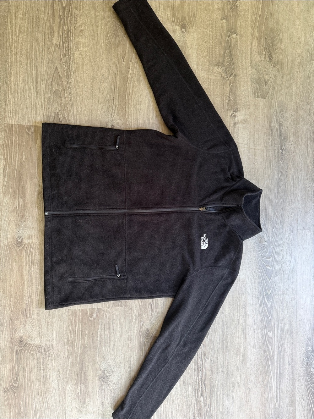 Like NEW The North Face Black Zip-Up Fleece Jacket XL